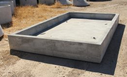 Custom slab for turnout structure
